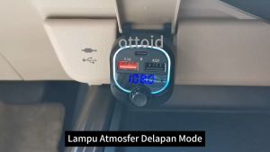 Aksesori Mobil untuk Penumpang: Charger Mobil Fast Charging & Modulator MP3 Bluetooth