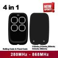 286MHz-868MHz Multi-Frequency Code Garage Door Remote Control Duplicator Grabber Clone Gate Key Fob Command Hand Transmitter. 