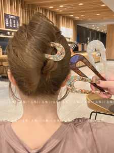 Elegant U-Shaped Hairpin Womens Hair Accessories Hairpin Hair Card Korean Style Hair Accessories Bun Hairpin Hair Card