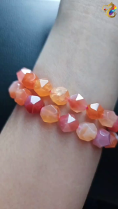 Natural Faceted Duo Bao Yan Yuan Agate Bracelet