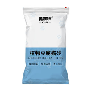 เม็ดดินถั่วเหลืองผสมออริเท็กซ์สำหรับแมว ไร้กลิ่น ลดฝุ่น ล้างส้วมได้ บรรจุภัณฑ์ขนาดใหญ่ อุปกรณ์เสริมสำหรับแมว