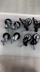 Bánh xe lắp kệ để đồ nhà bếp loại có ren M8 kích thước bánh 40mm