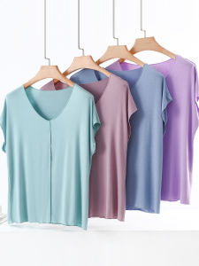 Áo Thun Modal Không Tay Cổ Tròn Thường Ngày Mùa Hè Mỏng Rộng Rãi Cỡ Lớn Thon Gọn Áo Lót Cơ Bản Cho Nữ
