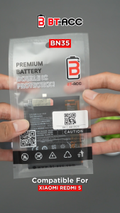 BT-ACC BN35 Baterai Batre Batrai Xiaomi REDMI 5