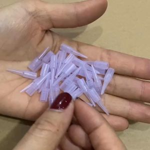 -Ngòi máy phun xăm Giantsun ngòi KIM 1 màu tím có lỗ thông khí chuyên dùng cho máy Giantsun