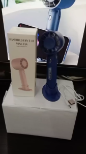 AKI Rechargable Mini Fan Electric Fan Desktop Fans Travel Handheld Fan Portable Handy Fan Cooling Fan