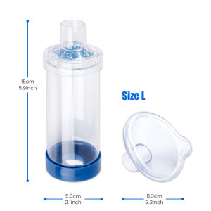 Portable Inhaler Automizer Asthma Spacer Spacer Mist StorageTank Compressor Aerosol Cabin Nebulizer Tank Mask Cup Adult Child