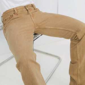 CELANA JEANS PANJANG PRIA STANDARD REGULER CREM
