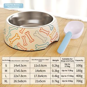 7o | Anti-Tip Stainless Steel Feeding Bowl