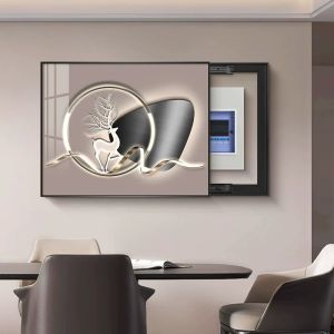 Luxurious and Modern Electric Box Cover Mural