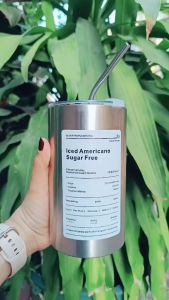 Cốc Giữ Nhiệt Inox 304 Sugar Free 600Ml Kèm Ống Hút