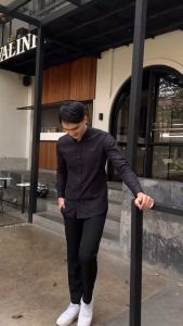 Kemeja pria lengan panjang premium distro polos formal casual MURAH JAYA ABADI