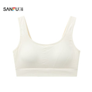 Simple Summer Womens Fixed Cup Vest Casual Breathable Inner Wear Tank Top Shoulder Widthened Vest 497929 Underwear Tank Top