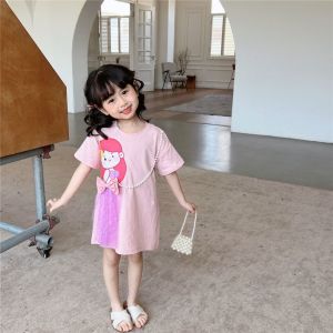 Baby Girl Cute And Sweet Princess T-Shirt Dress Cotton