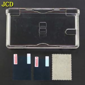 JCD | Vỏ Bảo Vệ Máy Chơi Game DSI NDSi XL LL Vỏ Nhựa Cứng Trong Suốt Kèm Miếng Dán Bảo Vệ Màn Hình Cho Nintendo Dual Screen