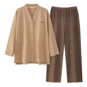 Bộ đồ ngủ nữ MiiOW bằng cotton dài tay