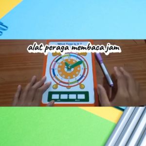 Alat Peraga Belajar Membaca Jam & Mainan Edukasi Anak