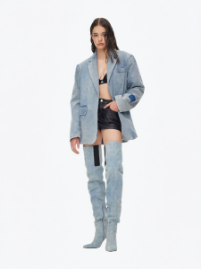 ANN ANDELMAN | Denim Casual Suit Jacket Loose