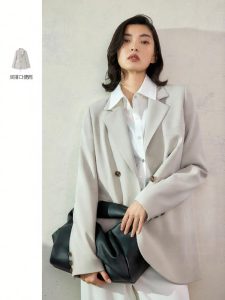 Áo Blazer Nữ Đơn Giản & Thanh Lịch Cúc Đôi