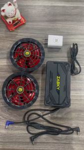 [SALE GIÁ RẺ] Bộ Áo Điều Hoà ZASKY Nhật Bản Chống Nóng Cho Người Lao Động PIN 50.000mAh Quạt 18V Chống Nước Tặng Đá Khô Làm Mát Hàng Chính Hãng BH 12 Tháng