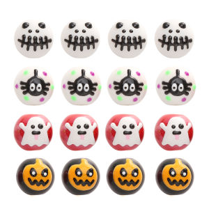 1Pc 12mm Halloween Series Handmade Beads Lampwork Beads Charm for Bracelet Necklace Keychain Jewelry Making DIY Craft Accessory