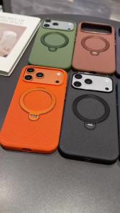 360 ° Ốp Điện Thoại Từ Tính Có Vòng Xoay Tương Thích Với iPhone 17/16/15/14/13/12/11 Pro Max Công Nghệ Dệt Magsafe Nguyên Bản