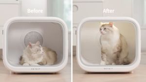 PETKIT Airsalon Max Smart Pet Dryer ประกันมอเตอร์ศูนย์ 10 ปี ตู้เป่าขนอัจฉริยะ ตู้เป่าขนแมว ลดเล็กน้อย 30 วันหมดอายุ