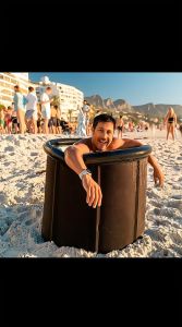 Hewolf Foldable Bathtub for Adults Premium Inflatable Ice Bath Tub for Athletes - Muscle Recovery & Pain Relief