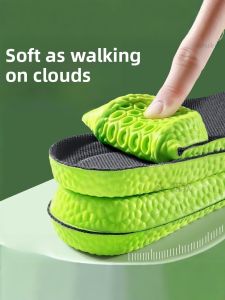 LINGMIAO | Ultra Soft Anti-Pain Long-Lasting Thick Cushioning Comfortable Sports High-Elastic Shock-Absorbing Non-Fatiguing Insoles for Women