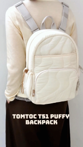tomtoc Terra T51 Puffy Light Daily Carry Backpack Women Travel Bag for Laptop & Tablet