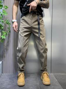 Spring Autumn Corduroy Harlan Pants Mens Loose Straight Casual Trousers Youth Stripe Velvet Comfortable Fashionable Workwear