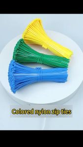 Color Resistant High Temperature Tools Hardware Home Improvement Fasteners Anti-Corrosion Nylon Tie National Standard Series 15 cm Multiple