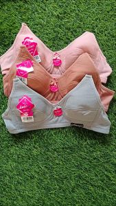 BH Sport Lutino Bra Dewasa Katun Tanpa Busa Tanpa Kawat Kait 2
