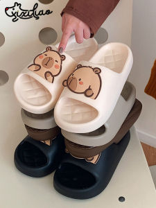 Adorable Capybara Couple Slippers Soft Bottom Casual Home Anti-slip EVA Slippers Men Women Summer Comfortable Home Shoes