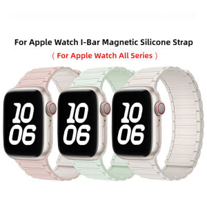 ZUZG Magnetic Sports Band for Apple Watch Ultra 2 49mm 45 46mm 42mm 38 40 41mm Silicone Strap for iWatch Series Ultra 2 11 10 9 8 7 6 5