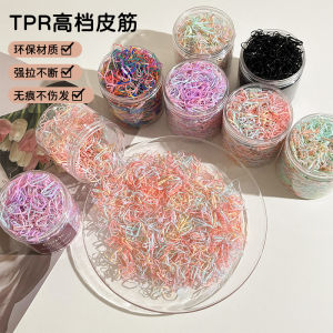 ยางรัดผมยืดหยุ่นสูงสำหรับเด็ก ยางรัดผมสีสันสดใส ทนทาน ไม่ทำลายเส้นผม ยางรัดผมสำหรับเด็กผู้หญิง ยางรัดผมแบบใช้แล้วทิ้ง