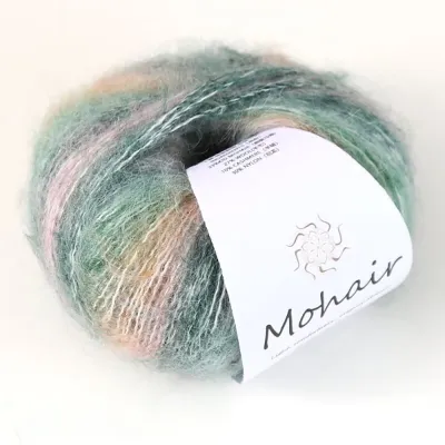 1pc Mohair Soft Cotton Yarn Gradient Color Yarn Thread Dyed Wool Yarn for Sweaters Scarves Hats Hand Knitting Yarn