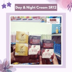 CREAM PENCERAH BPOM AMAN / KRIM SPF SR12 BRIGHTENING DAY & NIGHT / MENYAMARKAN NODA HITAM