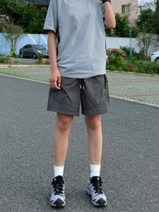 Quick Dry Outdoor Mens Shorts Summer Thin Breathable Workwear Riding Pants Badminton Fourths Loose Fit Low Waist Shorts