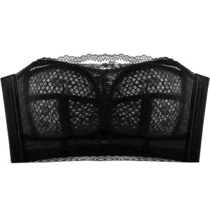 Wireless Ultra-Thin Bra Womens Strapless Bra Prevent Sliding And Exposures Full Cup Bra Cotton Lining All Seasons Wear