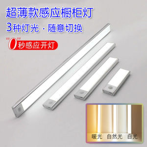 Wireless USB Charging LED Cabinet Light Human Body Induction Sensor Hallway Wine Cabinet Display Case Passage Control Lighting