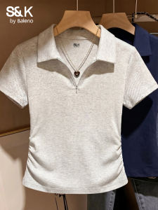BALENO | Gray Slim Fit Polo T-shirt