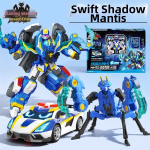 JUMPGO | 4 Zerg Crisis Series Glittering Blue Lightning S Swift Shadow Mantis Robot Toy