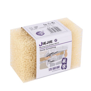 Imitation Luffa Dish-Washing Sponge Large Hole Dishwashing Cotton Kitchen Cleaning Decontamination Brush Not Contaminated with Oil Pot Spong Mop Sink