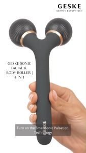 GESKE Sonic Facial & Body Roller | 4 in 1