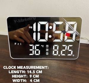 (670) Desk-Top Led Digital Alarm Clock with 3 Different Alarm Time