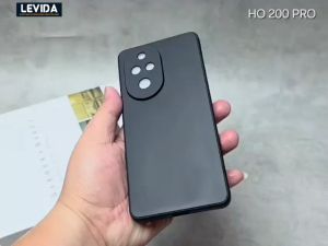 Case for Honor 200 Pro Honor X9C Macaron Square Black / Case Square Edge Honor 200 Pro Honor X9C