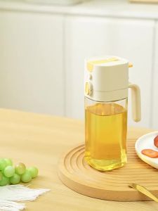 MAYANG KARYA 2-in-1 Oil Dispenser Bottle – Spray or Pour with Gravity-Activated Lid