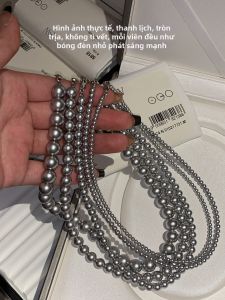 CAFFTI | Tarama Silver-gray Multi-layer Pendant Necklace
