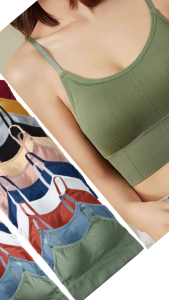 Seamless Sports Bra woman tube bra wome12/6pcs set Moisture-Wicking & Breathable